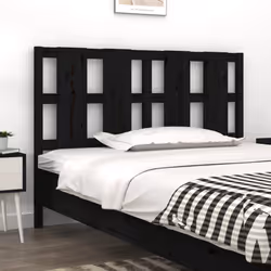 VidaXL 817994 tête de lit et pied de lit Noir