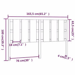 VidaXL 818002 tête de lit et pied de lit Gris - Vue supplémentaire 6