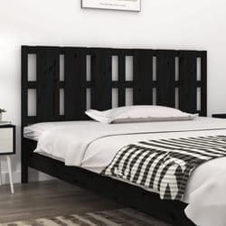 VidaXL 818004 tête de lit et pied de lit Noir
