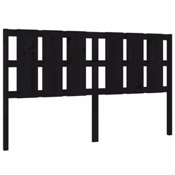 VidaXL 818009, Noir, Bois de pin, 1855 mm, 100 cm, 40 mm