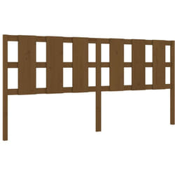 Tête de lit Marron miel 205,5x4x100 cm Bois massif de pin