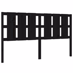 VidaXL 818014, Noir, Bois de pin, 2055 mm, 100 cm, 40 mm