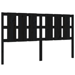 VidaXL 818014 tête de lit et pied de lit Noir