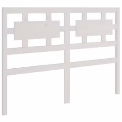 VidaXL 818031, Blanc, Bois de pin, 1255 mm, 100 cm, 40 mm