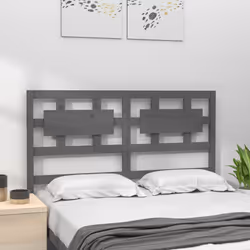 VidaXL 818032 tête de lit et pied de lit Gris - Vue supplémentaire 3