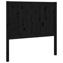 VidaXL 818074 tête de lit et pied de lit Noir