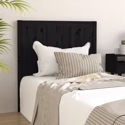 VidaXL 818074 tête de lit et pied de lit Noir