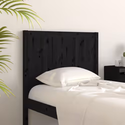 VidaXL 818074 tête de lit et pied de lit Noir