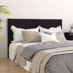 VidaXL 818084 tête de lit et pied de lit Noir