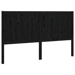 VidaXL 818114 tête de lit et pied de lit Noir