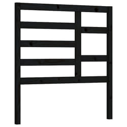 VidaXL 818124 tête de lit et pied de lit Noir