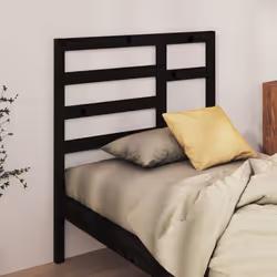 VidaXL 818124 tête de lit et pied de lit Noir - Vue supplémentaire 2