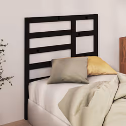 VidaXL 818124 tête de lit et pied de lit Noir - Vue supplémentaire 3