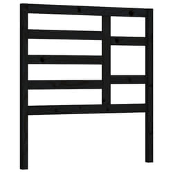 VidaXL 818129 tête de lit et pied de lit Noir