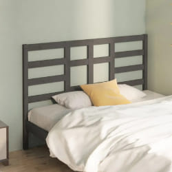 vidaXL Tête de lit Gris 146x4x104 cm