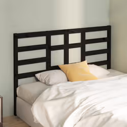 VidaXL 818149 tête de lit et pied de lit Noir