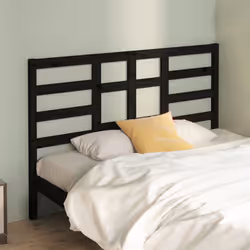 VidaXL 818154 tête de lit et pied de lit Noir