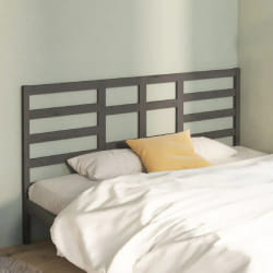 vidaXL Tête de lit Gris 186x4x104 cm