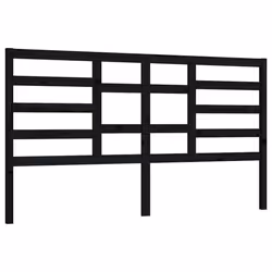 VidaXL 818159, Noir, Bois de pin, 1860 mm, 104 cm, 40 mm