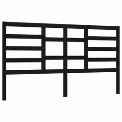 VidaXL 818164, Noir, Bois de pin, 2060 mm, 104 cm, 40 mm