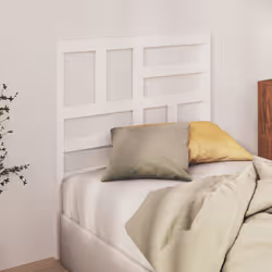 VidaXL 818166 tête de lit et pied de lit Blanc - Vue supplémentaire 3
