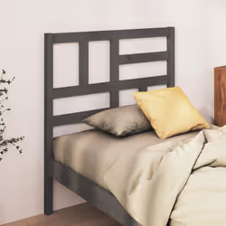 VidaXL 818167 tête de lit et pied de lit Gris - Vue supplémentaire 2