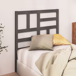 VidaXL 818167 tête de lit et pied de lit Gris - Vue supplémentaire 3