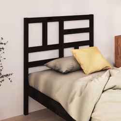 VidaXL 818174 tête de lit et pied de lit Noir