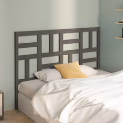 VidaXL 818182 tête de lit et pied de lit Gris - Vue supplémentaire 2