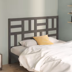 VidaXL 818182 tête de lit et pied de lit Gris - Vue supplémentaire 3