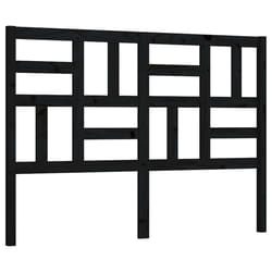VidaXL 818184 tête de lit et pied de lit Noir