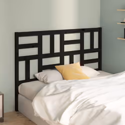 VidaXL 818184 tête de lit et pied de lit Noir