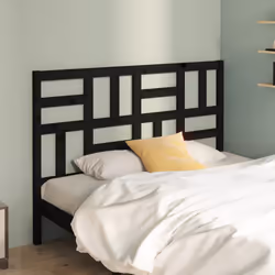 VidaXL 818184 tête de lit et pied de lit Noir