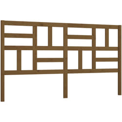 Vidaxl - Tête de lit Marron miel 206x4x104 cm Bois massif de pin
