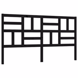 VidaXL 818214, Noir, Bois de pin, 2060 mm, 104 cm, 40 mm