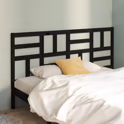 VidaXL 818214 tête de lit et pied de lit Noir