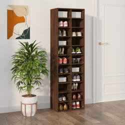 Meuble à chaussures Chêne marron 54x34x183 cm Bois d'ingénierie