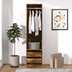 Cette armoire classique et compacte facilite l'accès à vos vêtements et accessoires du quotidien. Elle fournit également une  ...