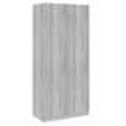 vidaXL Garde-robe Sonoma gris 90x52x200 cm Bois d'ingénierie - TU