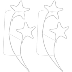 Vidaxl - Guirlandes lumineuses en forme d'étoile 2 pcs Blanc chaud