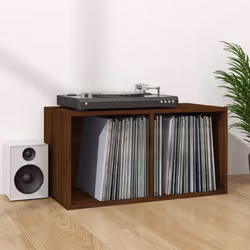 La boîte de rangement à disques vinyle spacieuse avec partie arrière robuste offrira une protection et un stockage appropriés ...