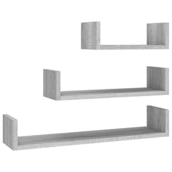 VidaXL 815262 étagères Bois Gris