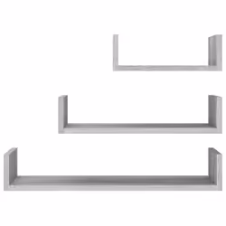 VidaXL 815262 étagères Bois Gris
