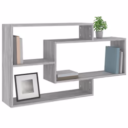VidaXL 815289 étagères Bois Gris - Vue supplémentaire 5