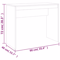 VidaXL 815305 bureau - Vue supplémentaire 8