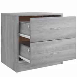 VidaXL 815408 Table de nuit et table de chevet Chêne - Vue supplémentaire 6