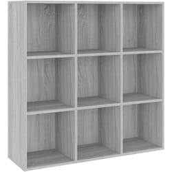 Vidaxl - Bibliothèque idéale pour chaque environnement avec 9 compartiments ouverts différentes couleurs disponibles couleur : Gris