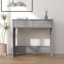 Vidaxl - Bureau sonoma gris 80x40x75 cm bois d'ingénierie