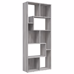 VidaXL 815502, Gris, Chêne, Bois, Bois, 670 mm, 240 mm, 1610 mm