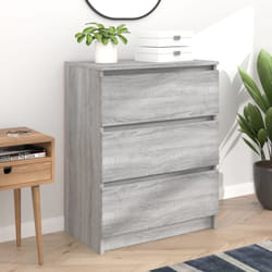 Vidaxl - Buffet Sonoma gris 60x35x76 cm Bois d'ingénierie